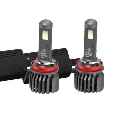 Lámpara LED Omologate H11 ECE R37 E8 6000K + Uniforme Retrofit 15W