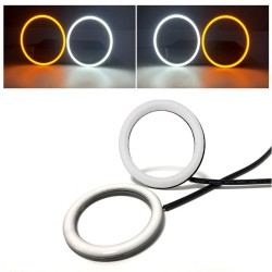 Intermitentes LED tipo "ojos de ángel" de 110 mm, 3528, en blanco y naranja con función Switchback.