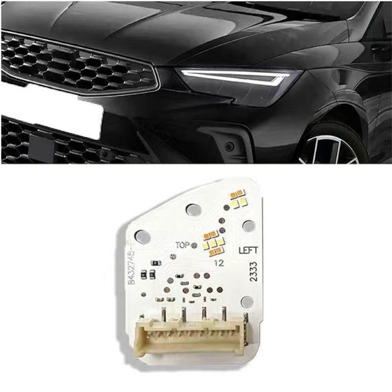 Seat Ibiza V Restyling LED Headlight Module 6F0941475A Left Turn Signals Daytime Running Light