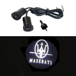 kit Proiettore Sotto Porta LED MASERATI Luce Benvenuto Con Foro Tondo