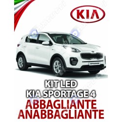 Lampade Led Anabbaglianti e Abbaglianti HB3 9005 per KIA Sportage 4 QL con tecnologia CANBUS