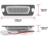 misure Plafoniera LED LUCI TARGA 6000k per MASERATI GranTurismo specifico serie TOP CANBUS
