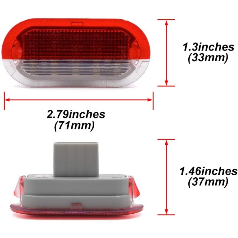 Volkswagen 6000k Canbus Door LED Courtesy and Clearance Light for Seat Skoda