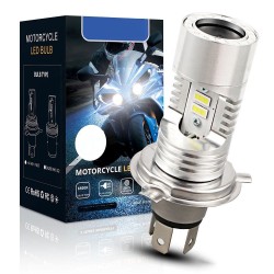 Lampada LED H4 Fan Moto Kit 12v 25W 6000K Ultracompatto