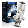 Lampada LED H4 Fan Moto Kit 12v 25W 6000K Ultracompatto