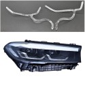 Fiber Optic Polycarbonate Right DRL BMW 5 Series G30 G31 F90 Replacement Headlight Acrylic Tube Guide Strip Light