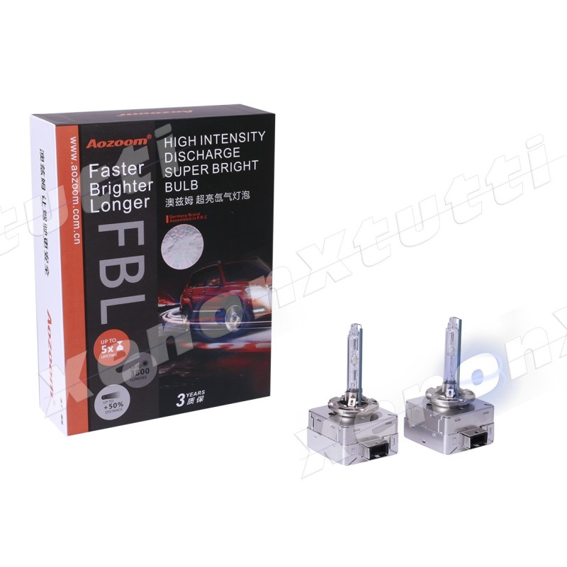 AOZOOM COPPIA LAMPADA XENON 5500k/6000k D3S