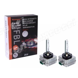 Pair of 4300K D3S 35W FBL Xenon Lamps