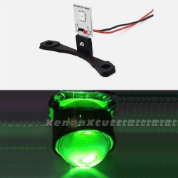 Un trozo de Devil Eve LED verde para coche lenticular y motocicleta de 12 V (adaptación)