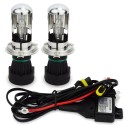Pair of H4 BIXENON 12000K Bulbs with 35W Relay