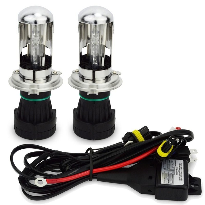 Par de bombillas H4 BIXENON de 12000K con relé de 35W