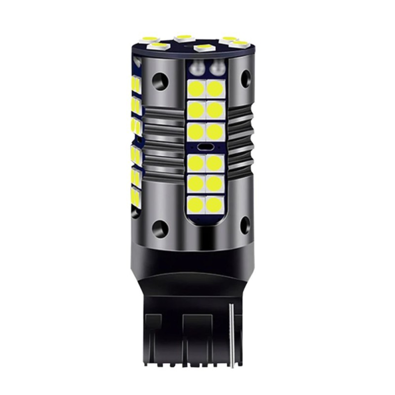 Lampadina Led T20 7443 25w 54 SMD 3030 Auto Super Luminosa Bianca Canbus