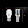 Dimensions LED lamps T15 W16W 6000k CanBus 7W 1500LM SMD 2020