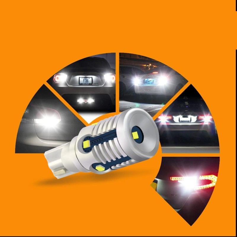 Visual effect LED lamps T15 W16W 6000k CanBus 7W 1500LM SMD 2020