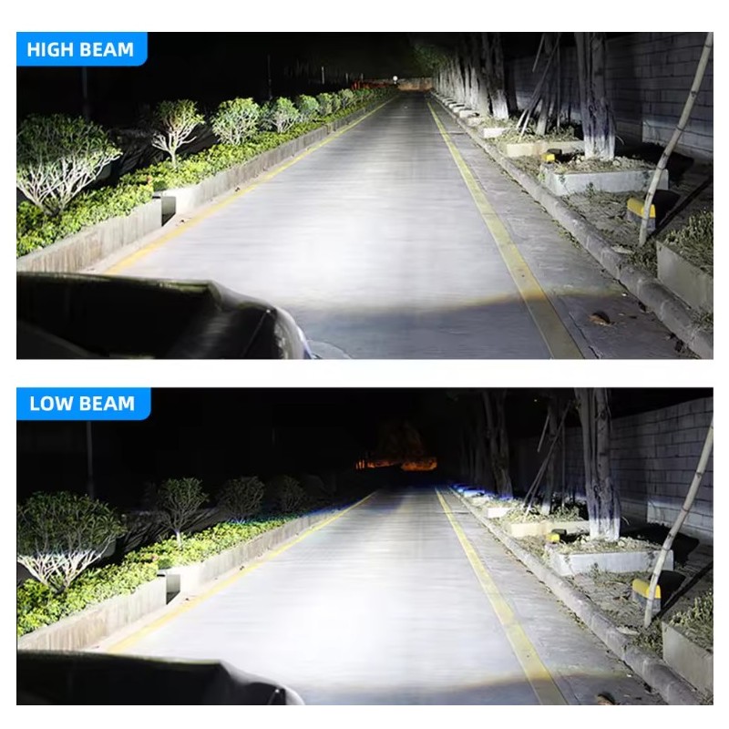 Mini Lenticular H4 High Power 6000K Y6 LENS light beam
