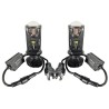 Foto completa del kit de lentes Mini Lenticular H4 Y6 Bi-Led de alta potencia 6000K.