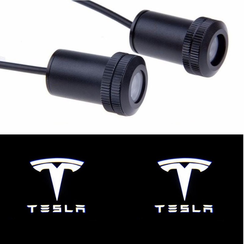 Tesla LED Logo Projector for Door Holes