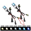 Coppia Lampade Xenon HB4 9006 55W 10000k HID Ricambio Connessione AMP