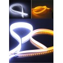 DRL FLESSIBILE SEQUENZIALE ULTRA SOTTILE DECORATIVO BIANCO/AMBRA