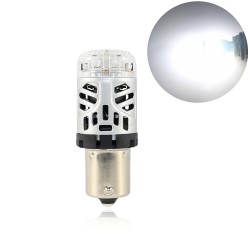 Lampada Led 1156 ba15s 6000k Bianco Freddo CSP 21W Posizione Retromarcia Stop Alta Potenza