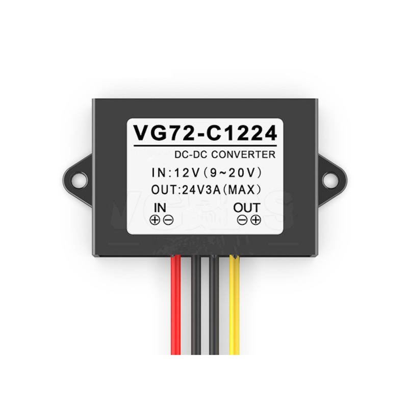 12V DC to 24V DC Boost Voltage Converter Up to 3A Power Supply Module