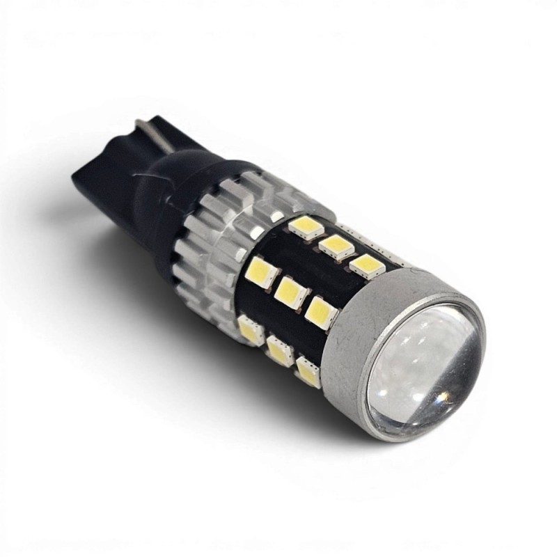 Lámpara lateral T10 con lente Canbus 5630 SMD 6000k con lente superbrillante