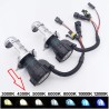 Par de bombillas de repuesto de xenón H4-3 Bi-Xenon de 55 W y 4300 K con conector AMP HID.