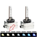 Coppia Lampade Xenon D1S 35W 85V 4300k Ricambio HID SUPER-LUX TOP