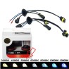 Par de bombillas de xenón H7R de 55 W y 5500 K con cable desmontable SUPER-LUX