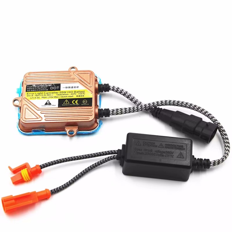 Centralina Slim 55W Fast Start DC Connettori AMP