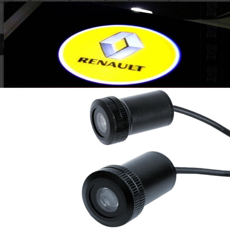 Proiettori Logo LED Renault per Portiera con Fori 12V