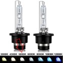 Pair of D2S 35W 85V 5000K HID Replacement Xenon Bulbs