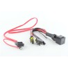 Relé simple para conexión de batería del kit de motocicleta bixenón H4