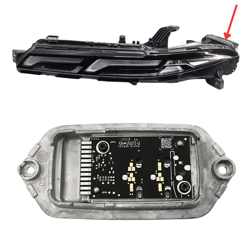 posizione Modulo led 63115A417B7-L BMW X7 G07 Indicatore di Direzione e Luce Diurna Angel Eye Sinistro Fanali Ricambio Modulo