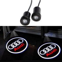 Proiettore Logo Sottoporta AUDI Generico Foto Portiere Luce Cortesia Gost Lights