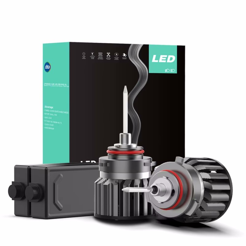 Lampade Led HB4 9006 al Quarzo 360° 6000K 55W Kit Super Canbus Plug & Play Bianco Ghiaccio