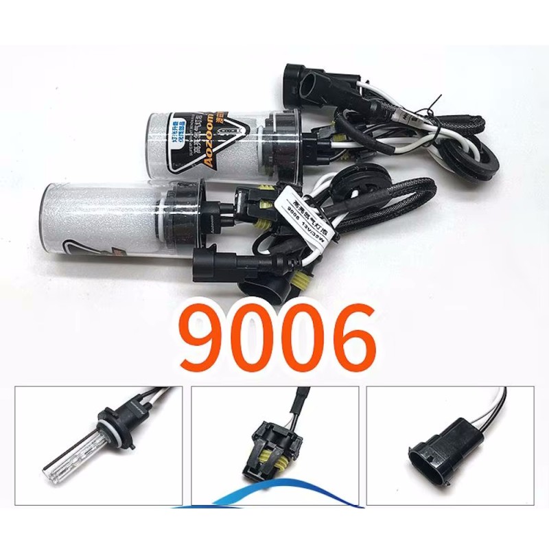 Pair of Xenon Lamps HB4 9006 35W 5500k AOZOOM Replacement AMP Connector HID Replacement
