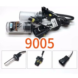 Pair of Xenon Lamps HB3 9005 AOZOOM 35W 5500k Replacement AMP Connector HID Replacement