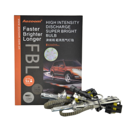 Coppia Lampade Xenon H7RC AOZOOM FAST START 5500k Base Metallo HID Ricambio Connettore AMP