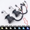 Pair of HID Xenon Bulbs H4-3 Bi-Xenon 35W 12000K Replacement AMP Connector