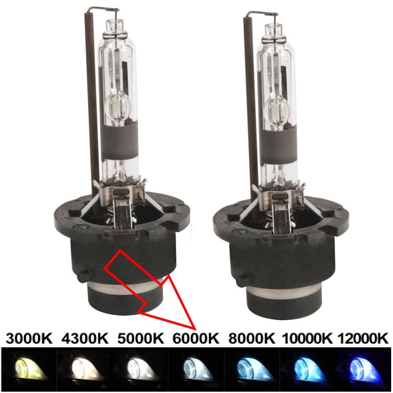 copy of Pair of D2S 35W 85V 5000K HID Replacement Xenon Bulbs