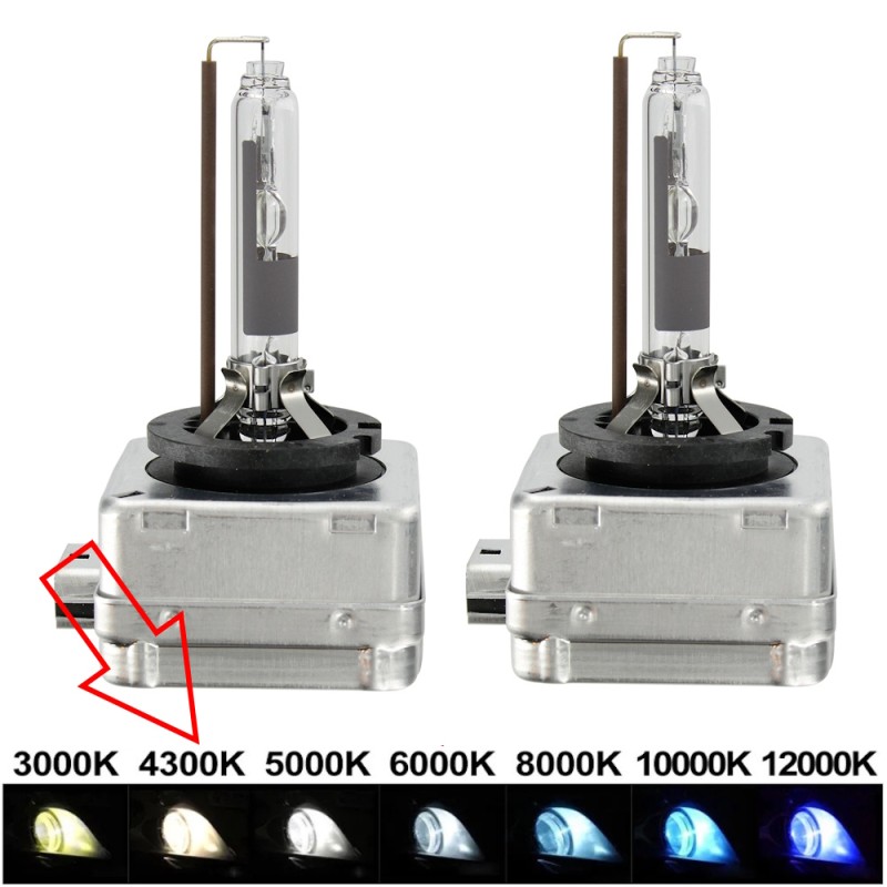 Coppia Lampade Xenon D1R 35W 85V 4300K Ricambio HID