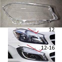 Reparación de la cubierta de plexiglás de la lente de cristal de policarbonato del faro derecho del Mercedes-Benz W176