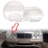 Policarbonato Faro Destro Mercedes-Benz W210 Vetro Lente Copertura Plexiglass Riparazione