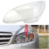 Policarbonato Faro Sinistro Mercedes-Benz W204 Vetro Lente Copertura Plexiglass Riparazione