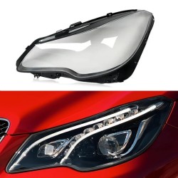 Reparación de la cubierta de cristal de policarbonato del faro izquierdo del Mercedes-Benz W207 W212