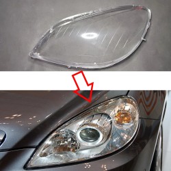 Mercedes-Benz W245 Left Headlight Polycarbonate Glass Lens Plexiglass Cover Repair