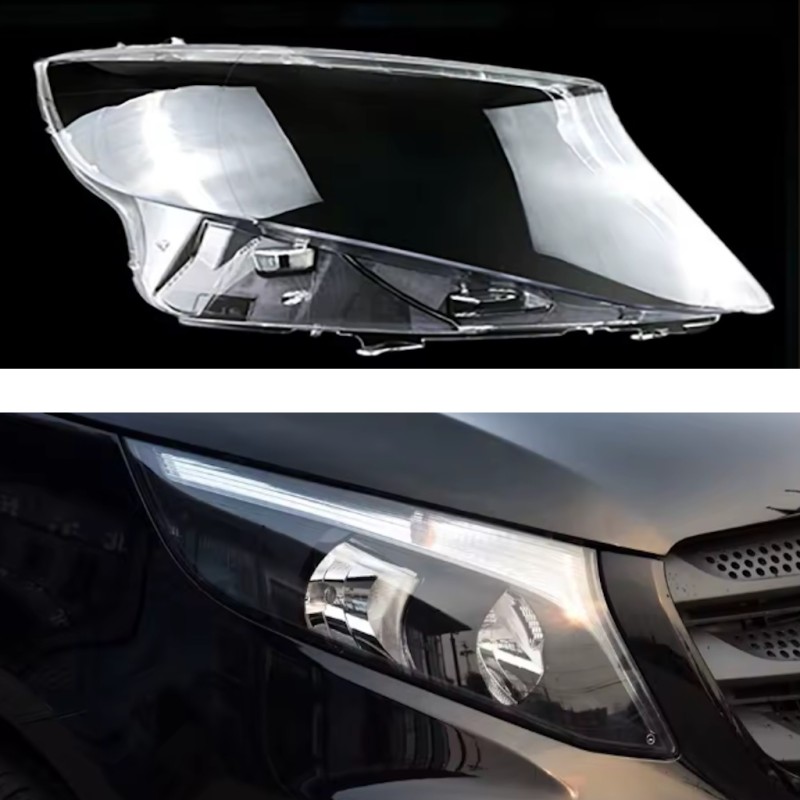Mercedes-Benz VITO v260 Right Headlight Polycarbonate Glass Lens Cover Plexiglass Repair