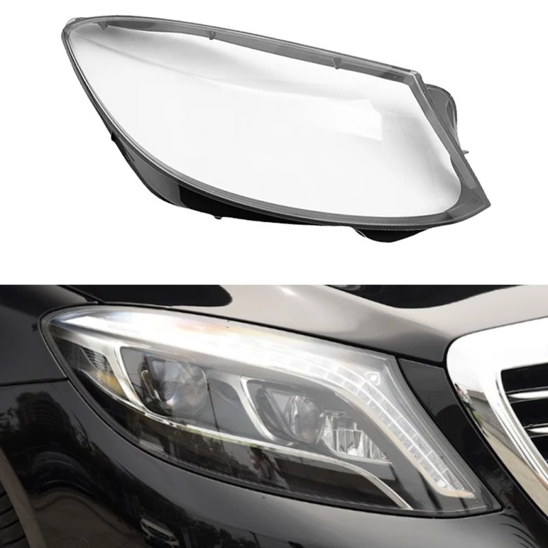 Reparación de la cubierta de cristal de policarbonato del faro derecho del Mercedes-Benz W222