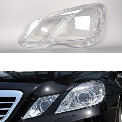 Mercedes-Benz W212 Left Headlight Polycarbonate Glass Lens Plexiglass Cover Repair